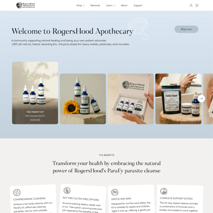RogersHood website