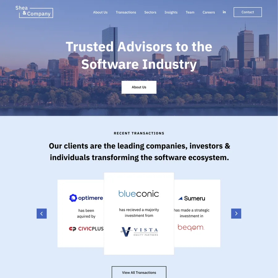 Sheaco website